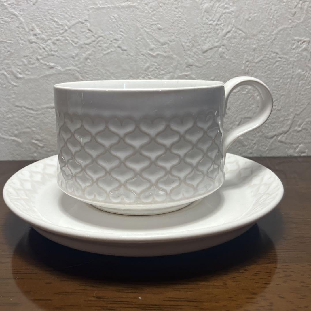 Amazon.co.jp: クイストゴー コーディアル ホワイト 白 カップソーサー 