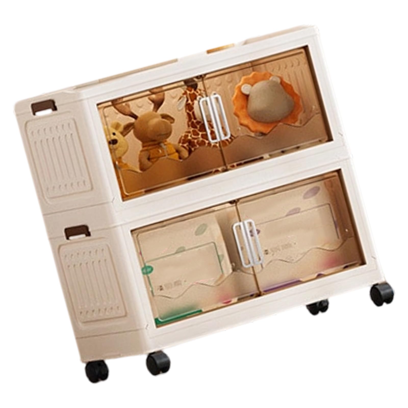 Kaeltsyn Sturdy PP Foldable Storage Container with Reinforced Panels and Space Saving Design Space Saving Planner