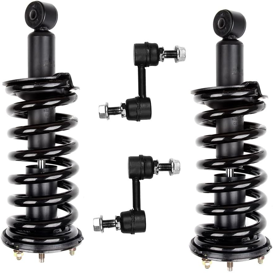 ECCPP 4PCS Front Strut Spring Assembly Stabilizer Bar Link for 2004-2012 for Infiniti QX56 2005-2010 2013-2015 for Nissan Armada 2004-2012 for Nissan Titan