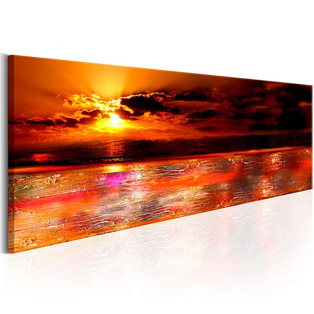 5D "zrób to sam" malarstwo diamentowe dla dorosłych, kompletny zestaw Sunset Scenery 80 x 160 cm, diamentowy obraz, kryształ, stras, haft krzyżykowy, zestaw do haftu, duży diament, sztuka rzemiosło artystyczne, dekoracja ścienna