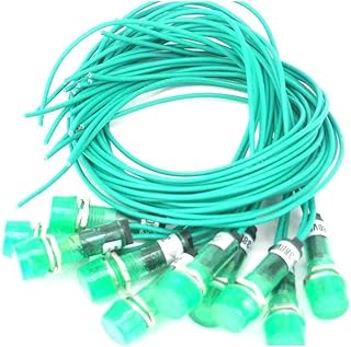 10PCS 380V Green Indicator Lamp Signal Switch Light Special for Water Heater Food Grade