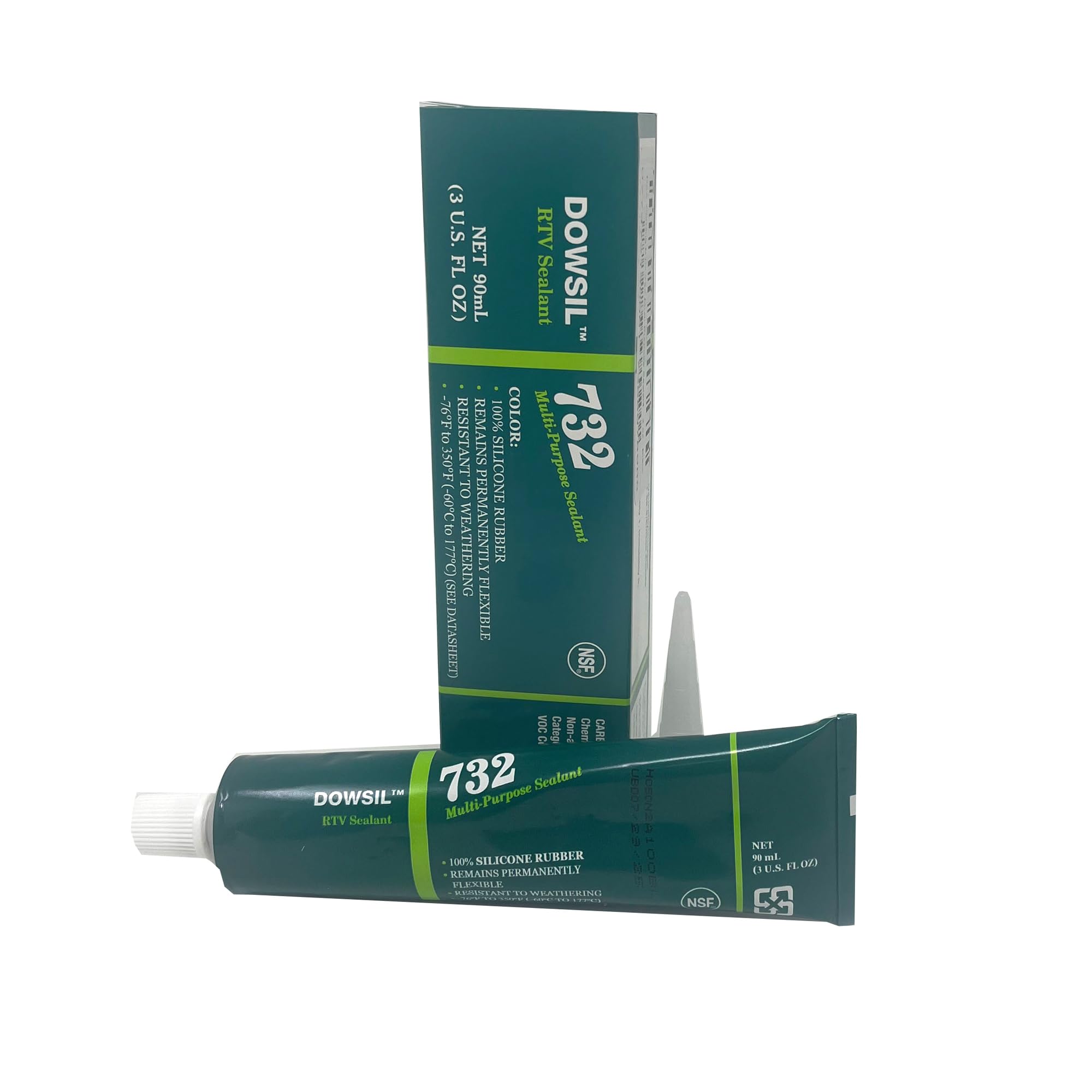 Clear Dow Corning 732 Multi-Purpose Silicone Sealant - 4.7 Oz Tube