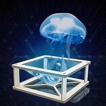Mobile Smartphone Hologram 3D Display Stands Projector 3D Display Stands Kids Science Video Stand For Smartphone Video Stand For Cell Phones