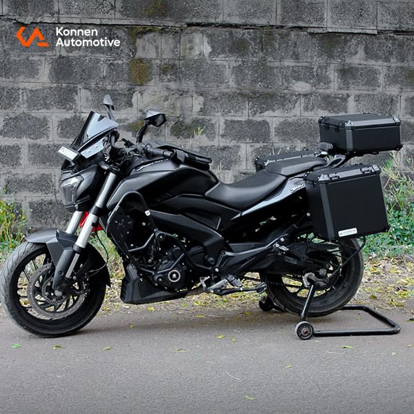 Image of Premium Crash Guard with Sliders for Bajaj Dominar 250 /400 (Black) (Set of 1) (Adventure)