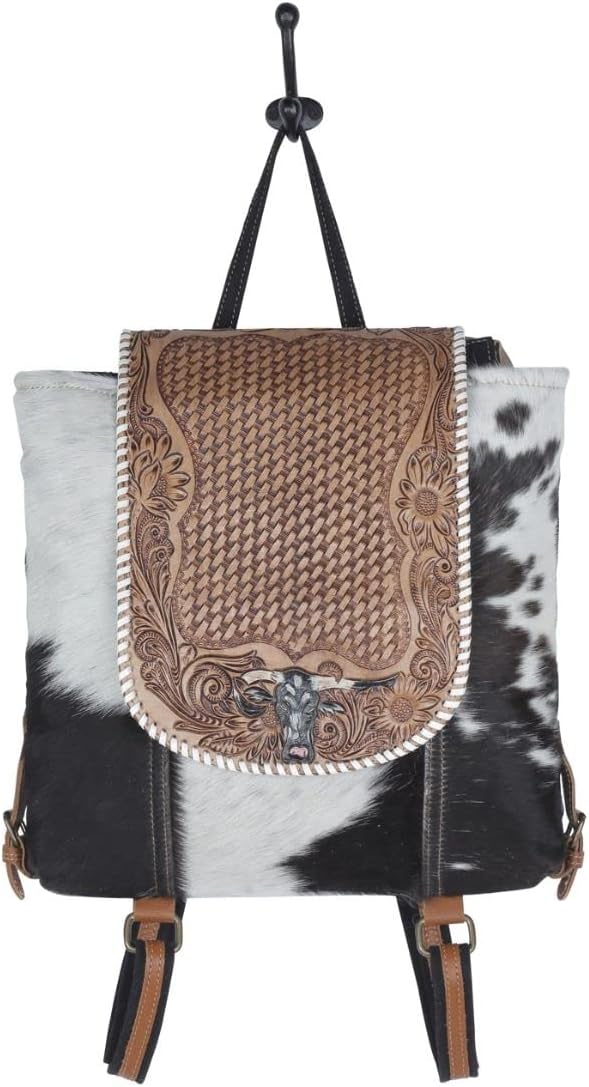 Myra Bag Padauk Covers Hand-Tooled Bag S-4703