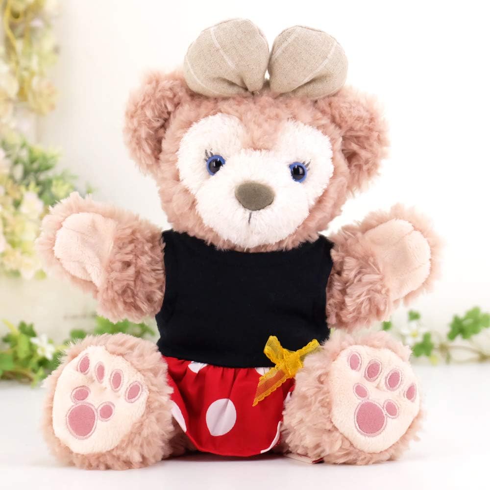 Amazon Cushu Cush パペットサイズ ダッフィー シェリーメイ ぬいぐるみ 着せ替え 洋服 コスチューム 赤水玉 ワンピース単品 265pt ぬいぐるみ おもちゃ