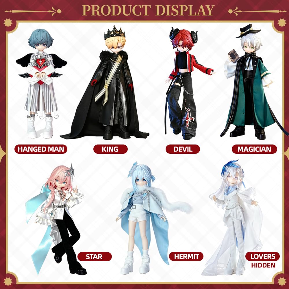 Figuras de acción BJD 1/8 Regalo Sorpresa Juguetes (Whole Set)