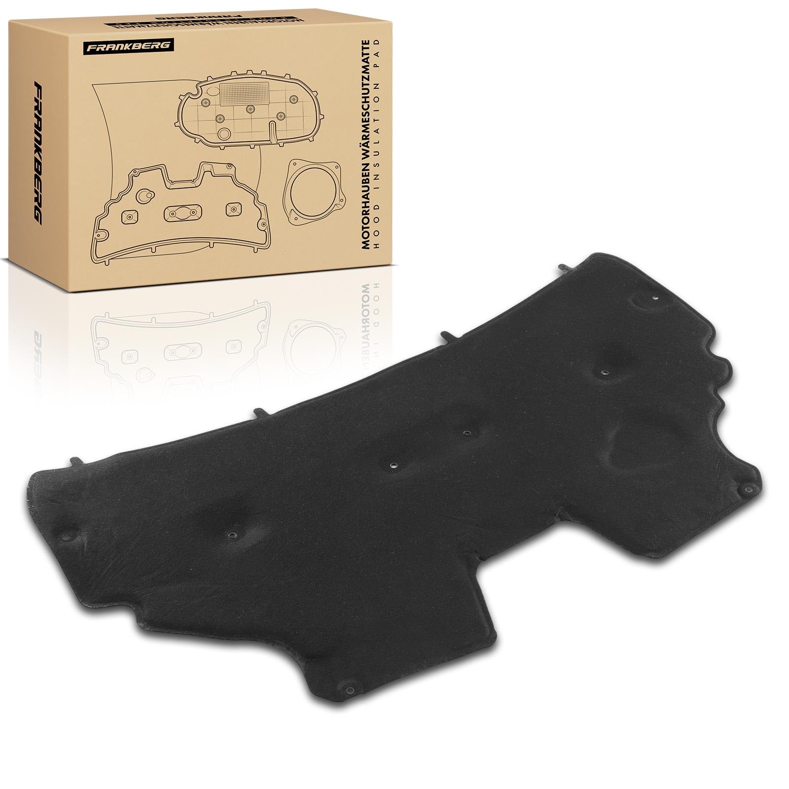 Frankberg Isolamento acustico del vano motore 1562666 1522829 | 8A61A16746AE; Compatibile con: Fiesta VI Van, Fiesta VI CB1 CCN