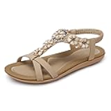 Flat Sandals for Women Dressy: Summer Comfortable Ankle Strap Womens Sandal