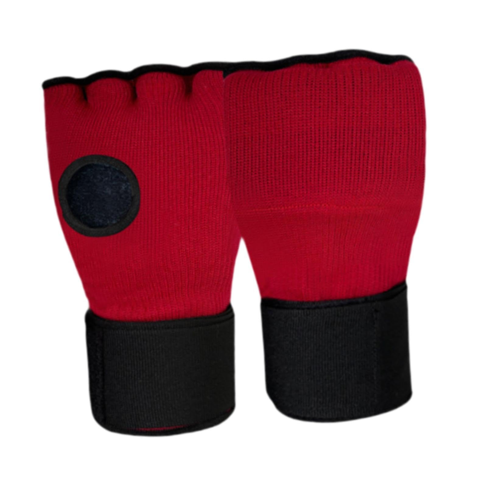 Amagogo Gants intérieurs de Boxe pour Enfants, Mitaines de Kickboxing, équipement élastique sous Les Mitaines, Protection des Mains, Gants Demi-Doigts pour