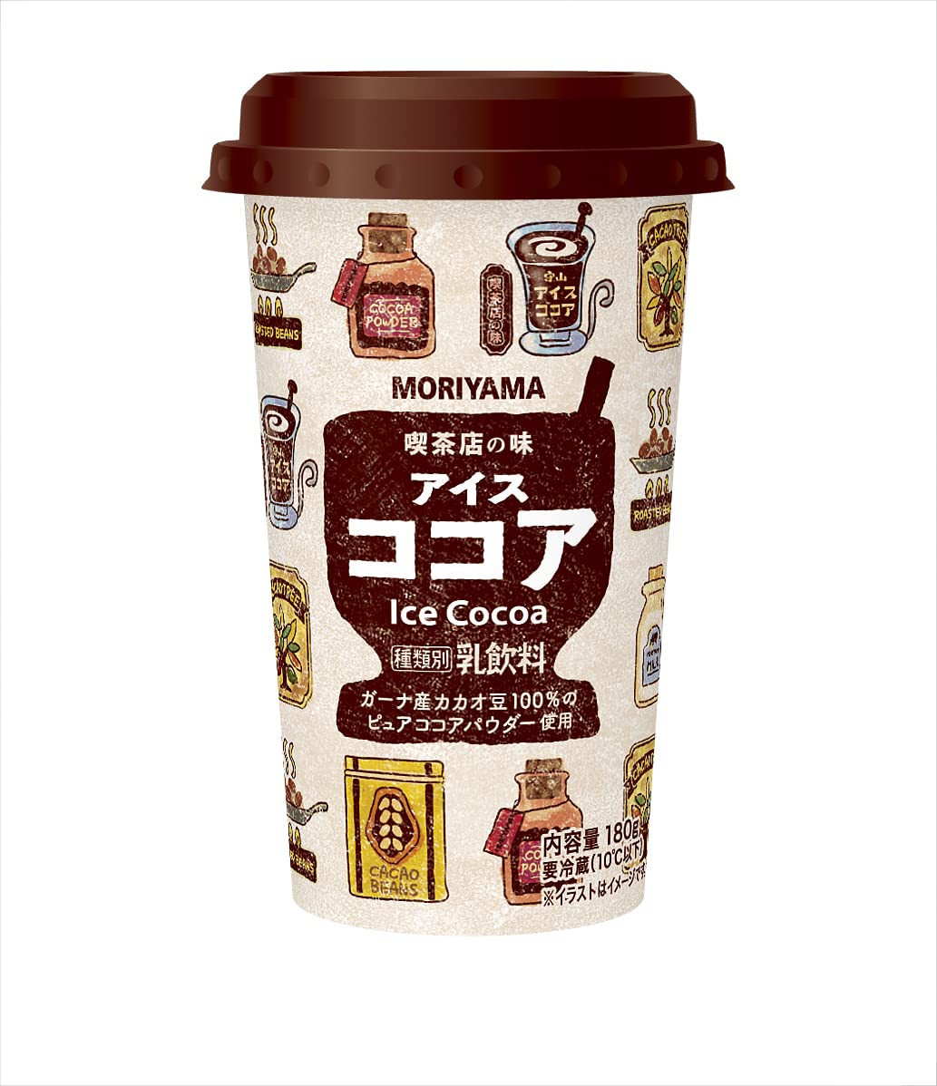Amazon.co.jp: 守山乳業 喫茶店の味 ココア カップ 12本×2ケース