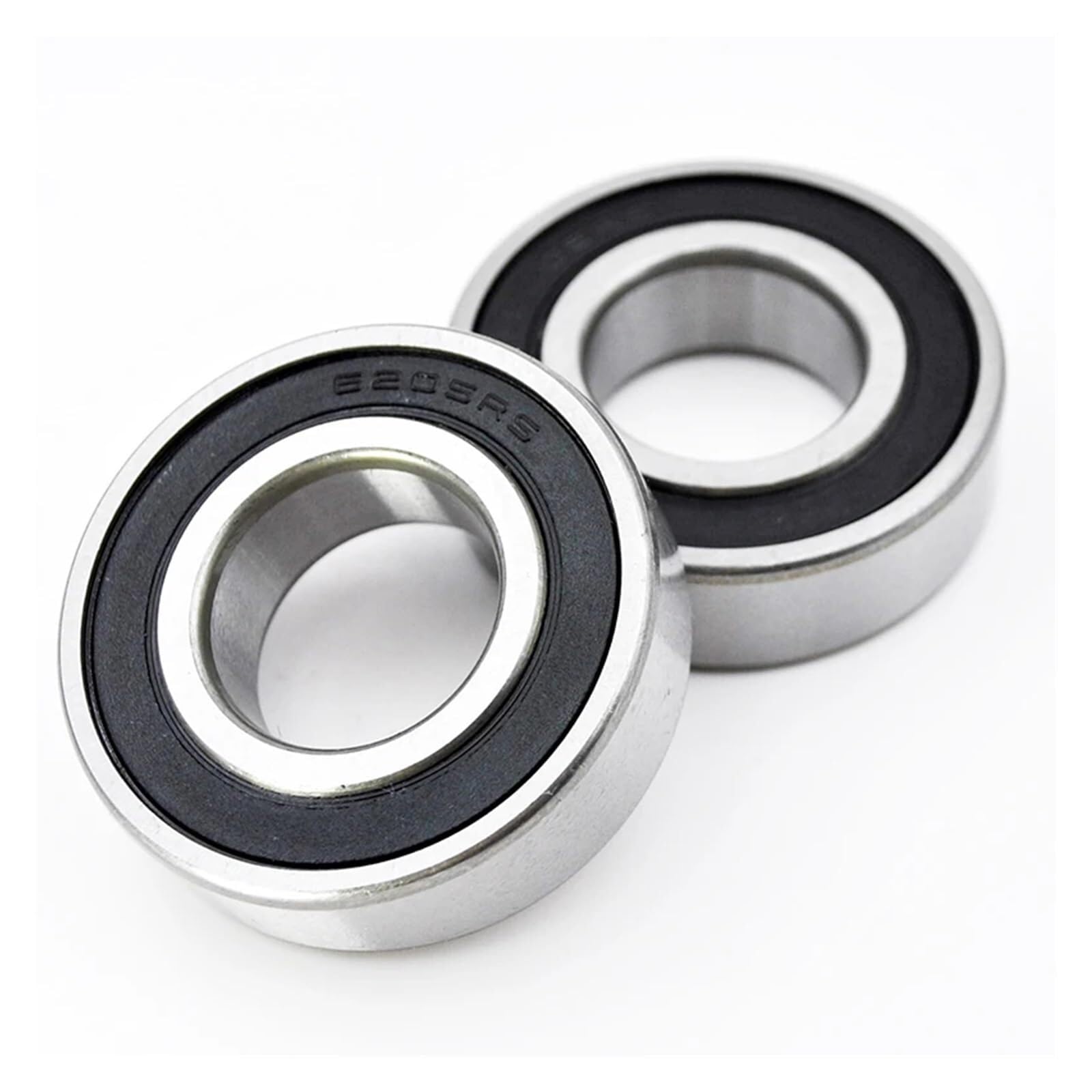 Aspectos, 2 piezas de rodamientos 6200 6201 6202 6203 6204 6205 DDU LLU Rodamientos rígidos bolas acero cromado (6203-2RS 17X40X12mm)(6200-2RS 10X30X9mm)