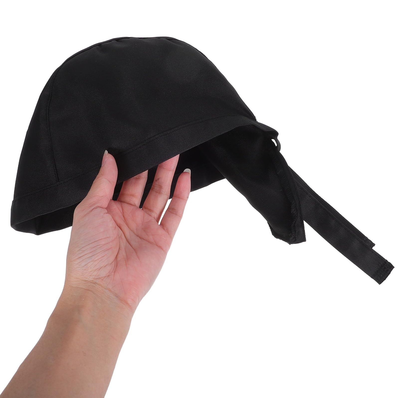 SHERCHPRY 12 Juegos De Gorros De Chef Negros con Espalda Elástica Ajustable para Hombre Y Mujer Gorros De Cocina Cómodos para Chefs 3 Unidades X 12