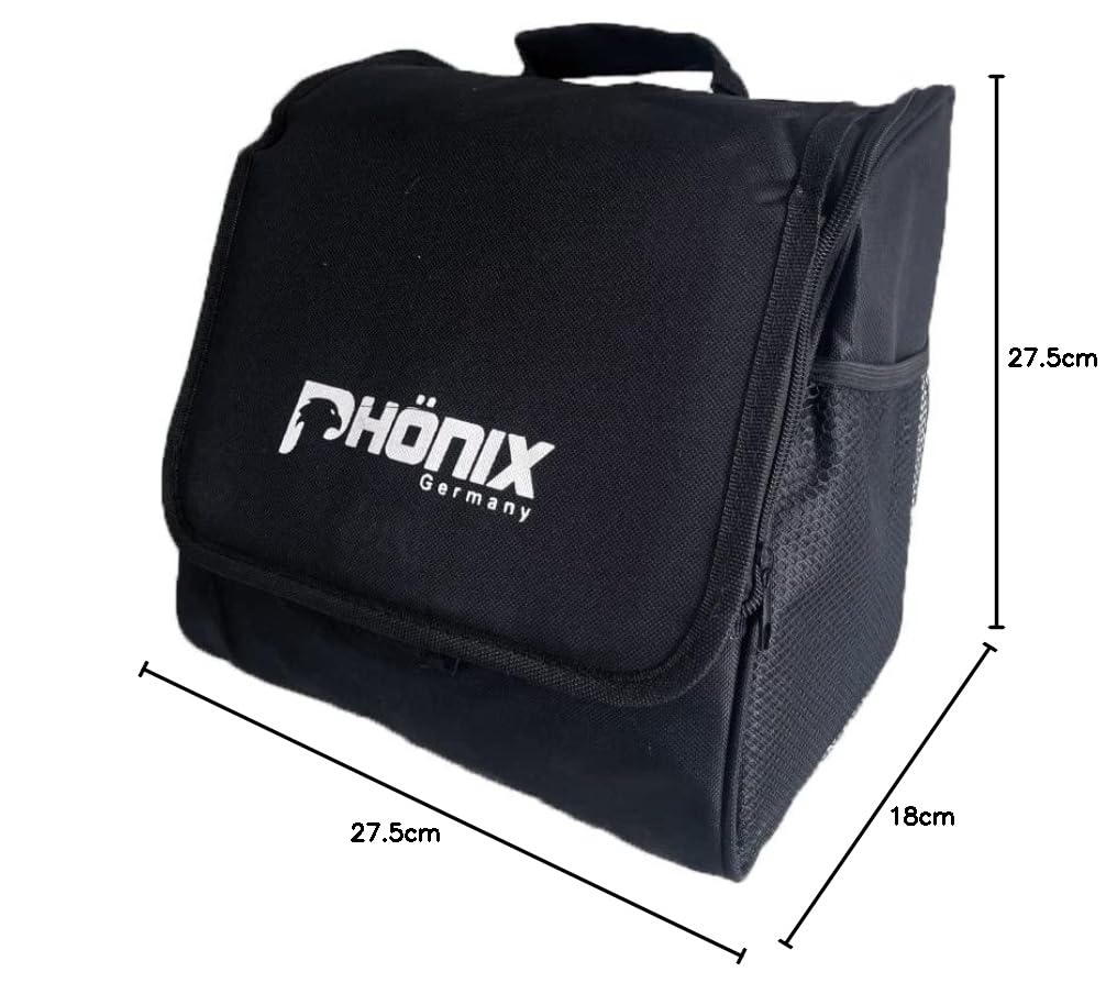 PHönix PH-100 Keramik Gasheizung Heizstrahler 1,7 KW Gasstrahler Camping Heizung Gaskocher + Tasche + 8 Gaskartuschen