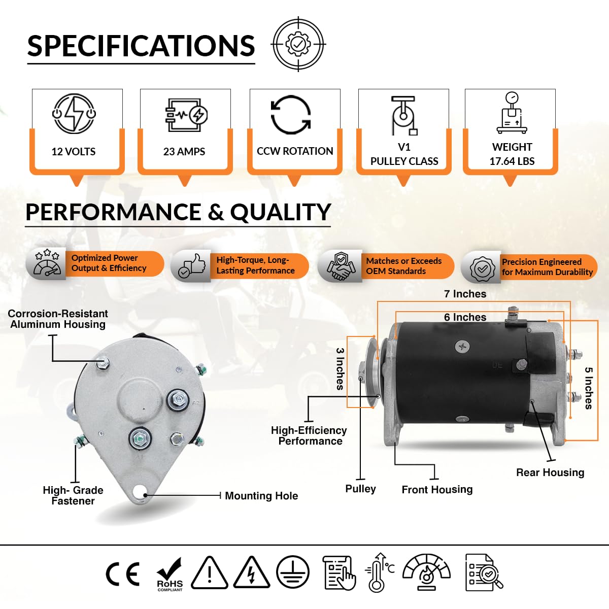 Amazon.co.jp: 12V スタータージェネレーター EZ GO ゴルフ