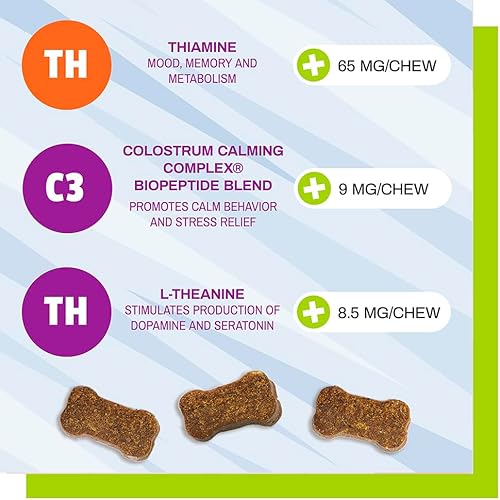 Miniatura 10 de Calming de Pet Naturals - Tranquilizantes para perros y gatos calmantes para el estrés y la ansiedad ingredientes naturales recomendado por