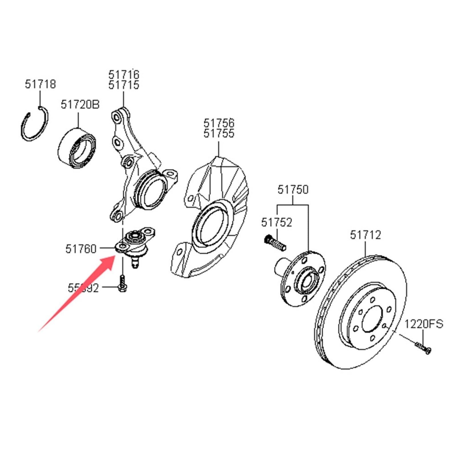 drążka kierowniczego narzędzie Pasuje do Hyundai Accent Kia Changan JAC 2005-2011 517601G000 Przegub kulowy 2 szt. Dolny koniec drążka kierowniczego