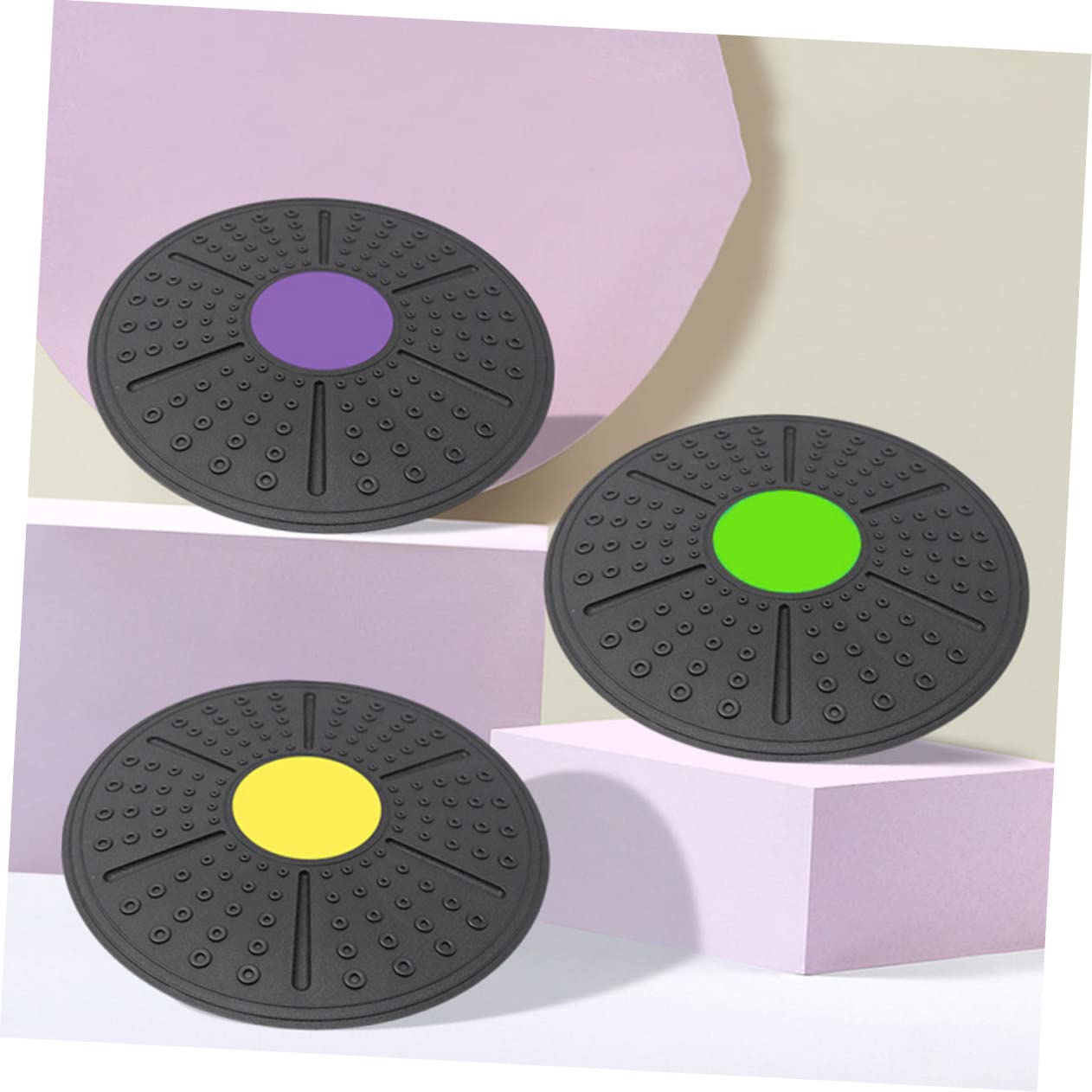 1pezzi Balance Massage Board Per Allenamento e Fitness Piattaforma Antiscivolo Per Esercizi Riabilitazione e Stabilità e Palestra