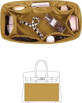 ✅️KINGS IN BAG バッグインバッグ　ゴールド　2424-mini Amazon.co.jp: KINGS IN BAG バッグインバッグ 高級 サテン