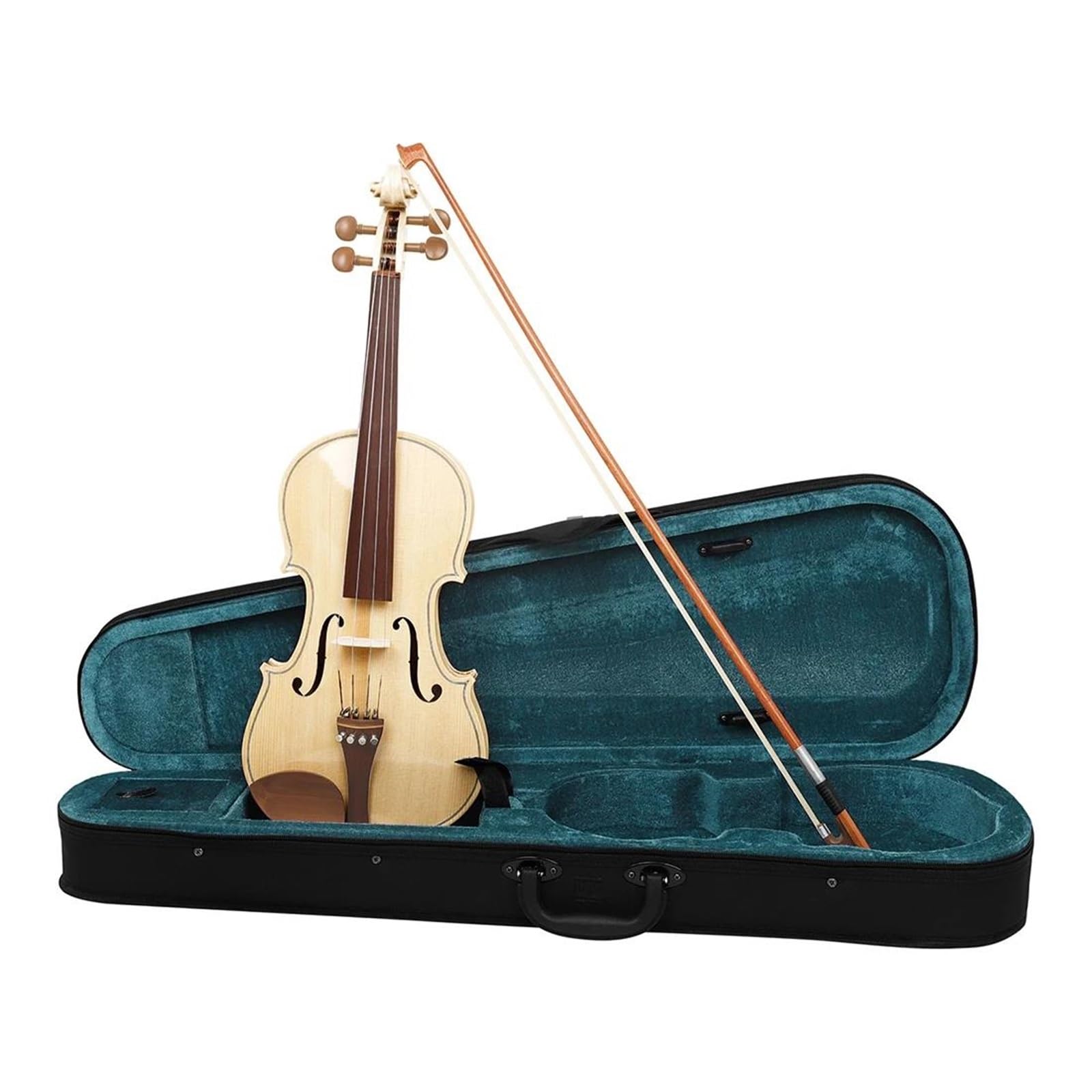 Violino 4/4 Acero Tiger Stripe Set Con Custodia Arco Per Principianti Professionisti Strumento A Corde(Violin)
