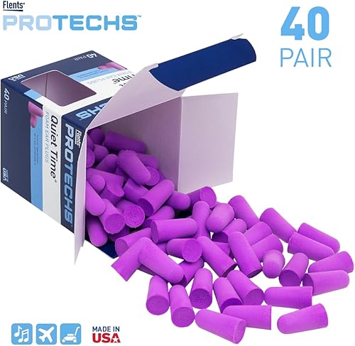 Miniatura 18 de Flents Tapones para los oídos para dormir, ronquidos, ruidos fuertes, viajes, conciertos, construcción y estudio, fabricados en los Estados Unidos