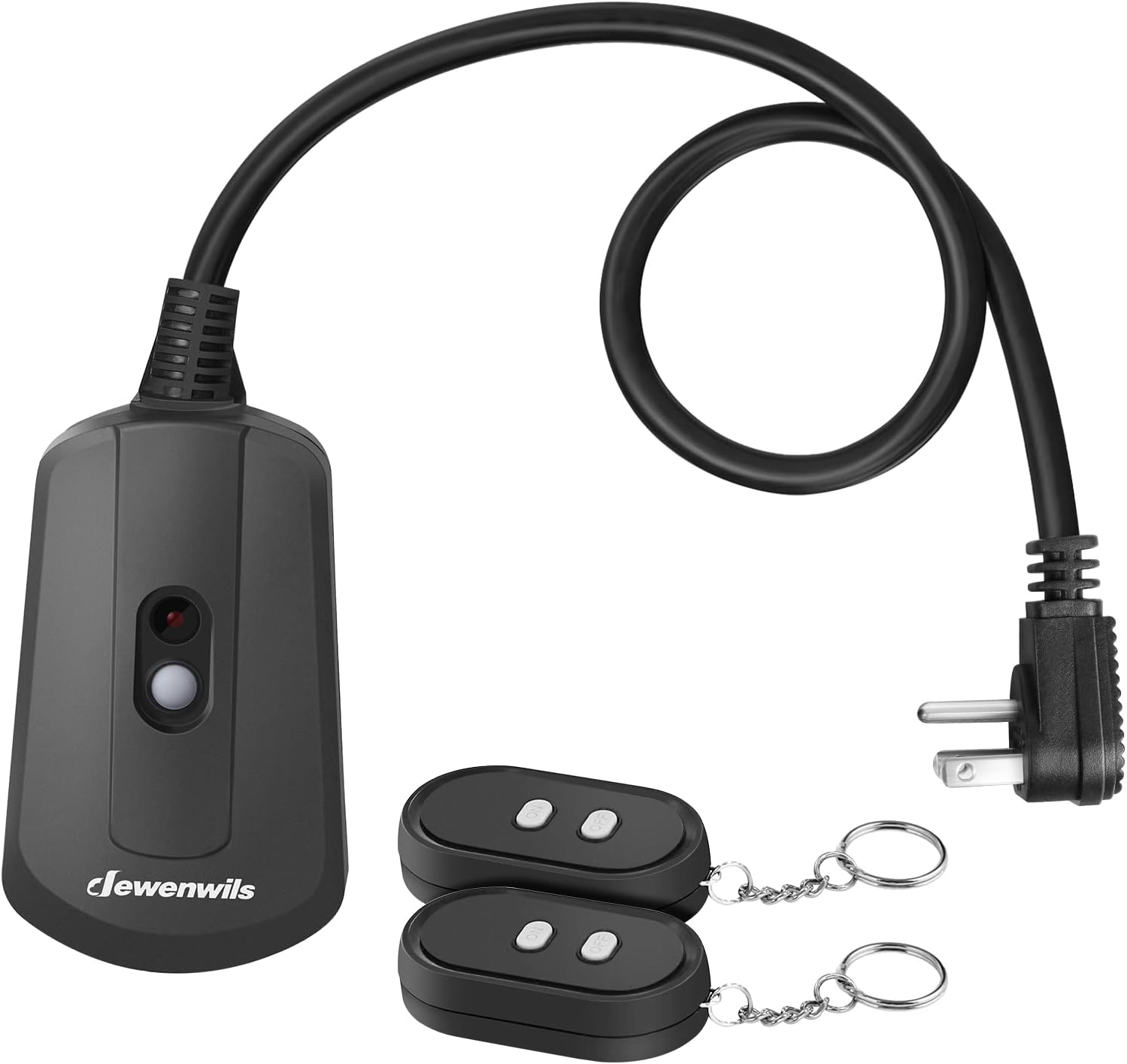 DEWENWILS Remote Control Outlet with 2 Wireless Remotes, Weatherproof
