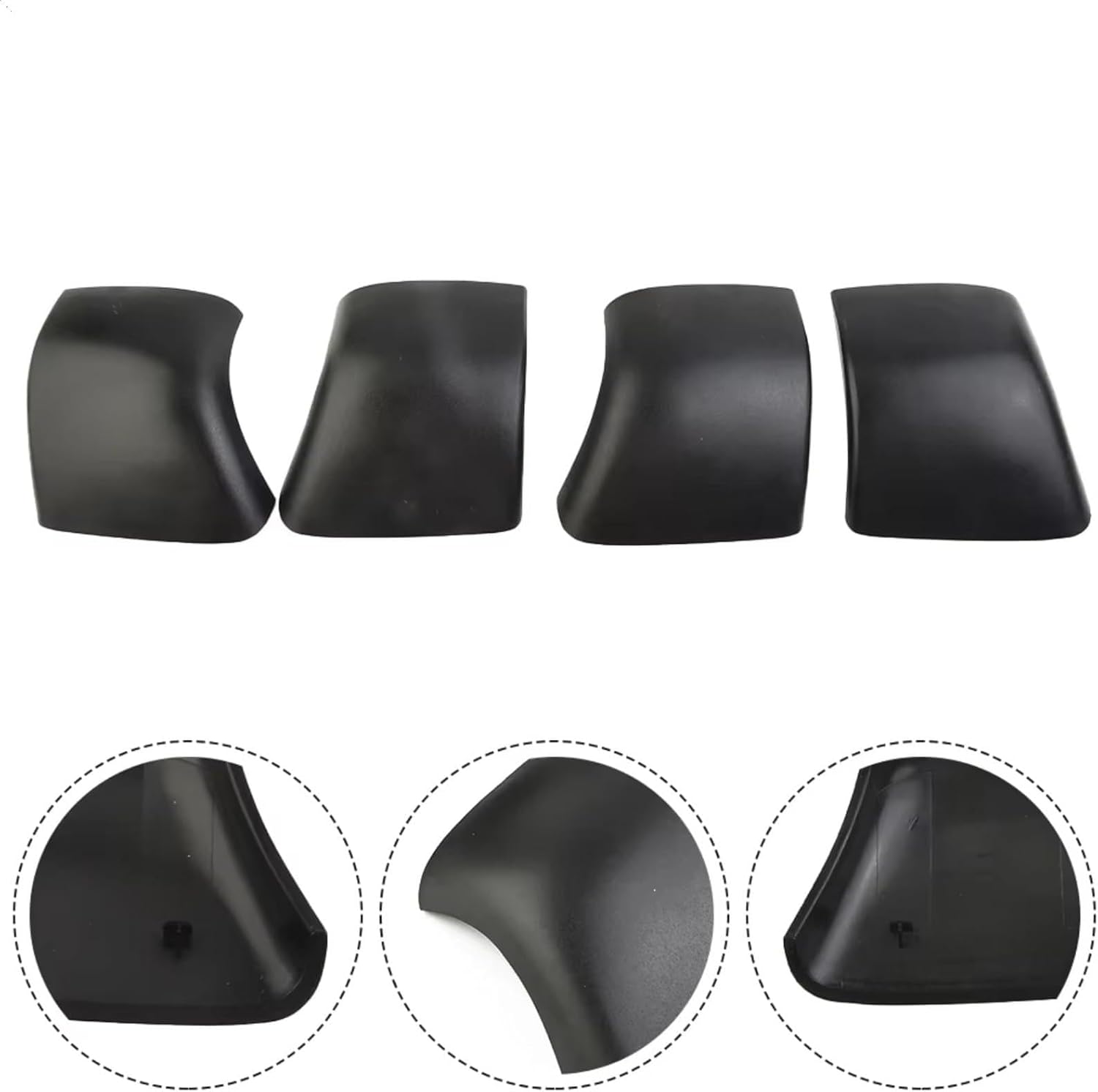 Cap Shell Cover Trim for Tesla for Model for Y 2021 2022 Roof Rack Rail Cover End Protection Exterior Shell Cap Accessories for Parts