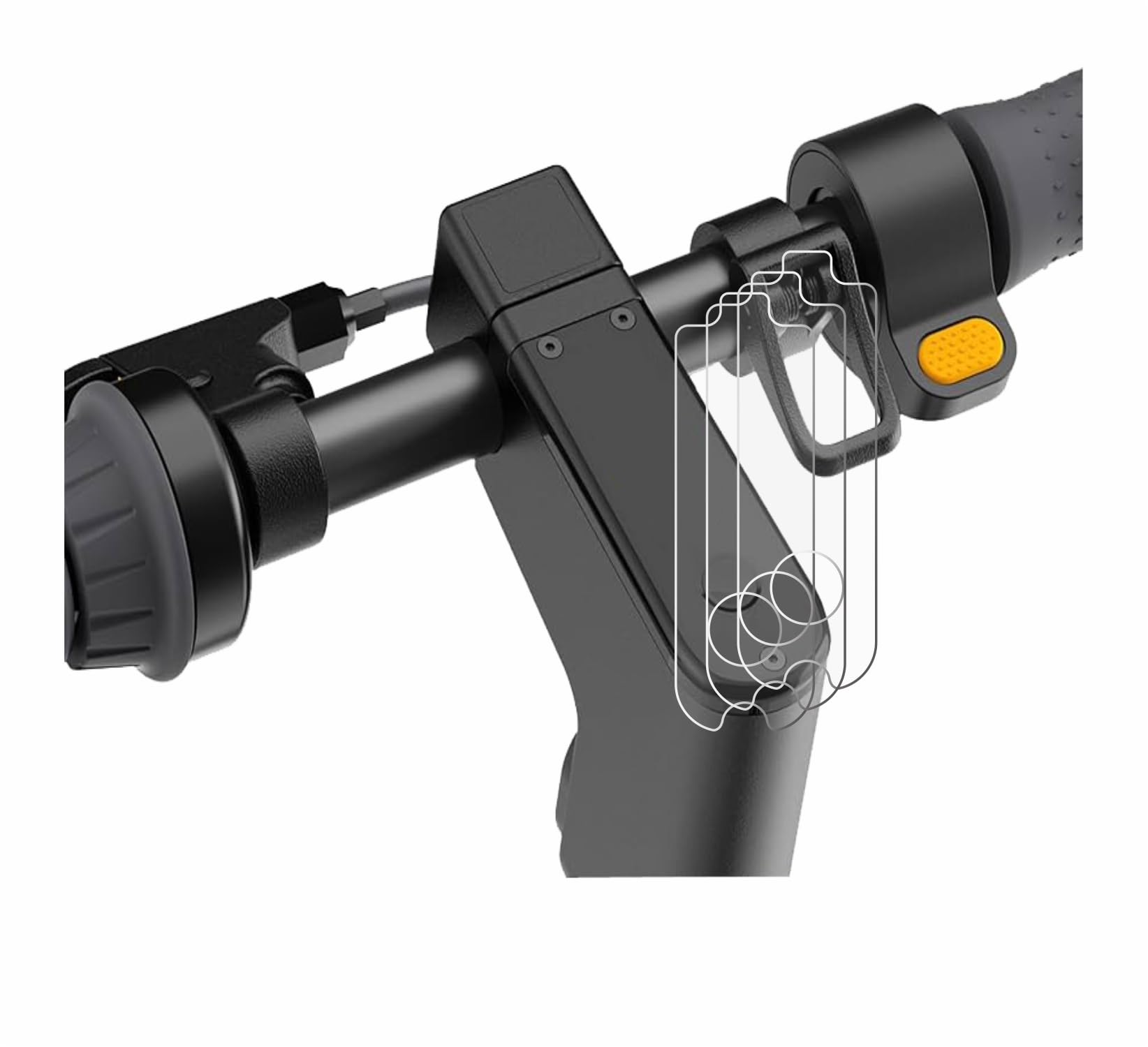 brotect Pellicola Copertura Completa per Segway Ninebot Max G3 D 2 Pezzi - Full-Cover 3D Curvo