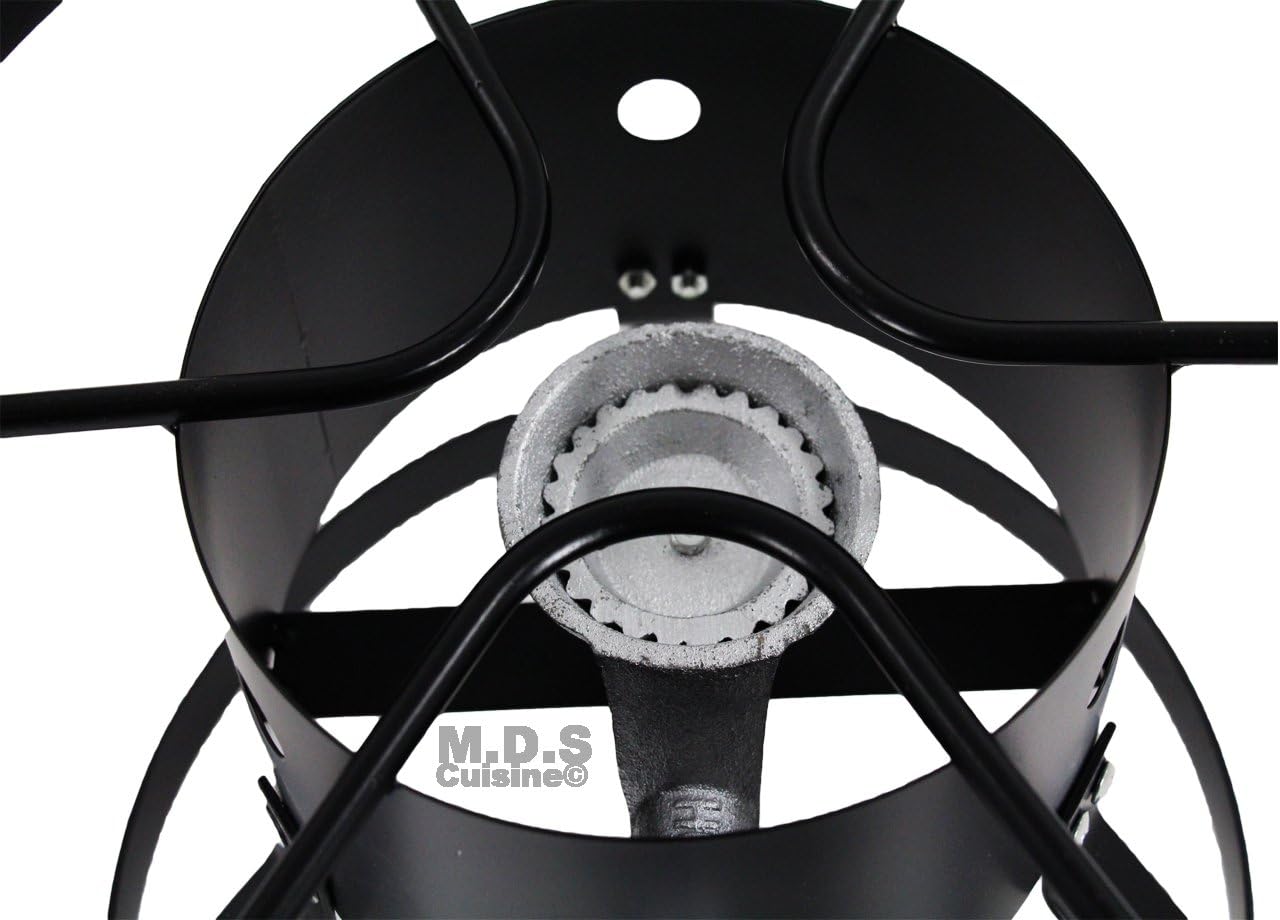 High Pressure Burner Outdoors Cooking Gas Single Propane Stove Camping Quemador w/ Hose & Regulator