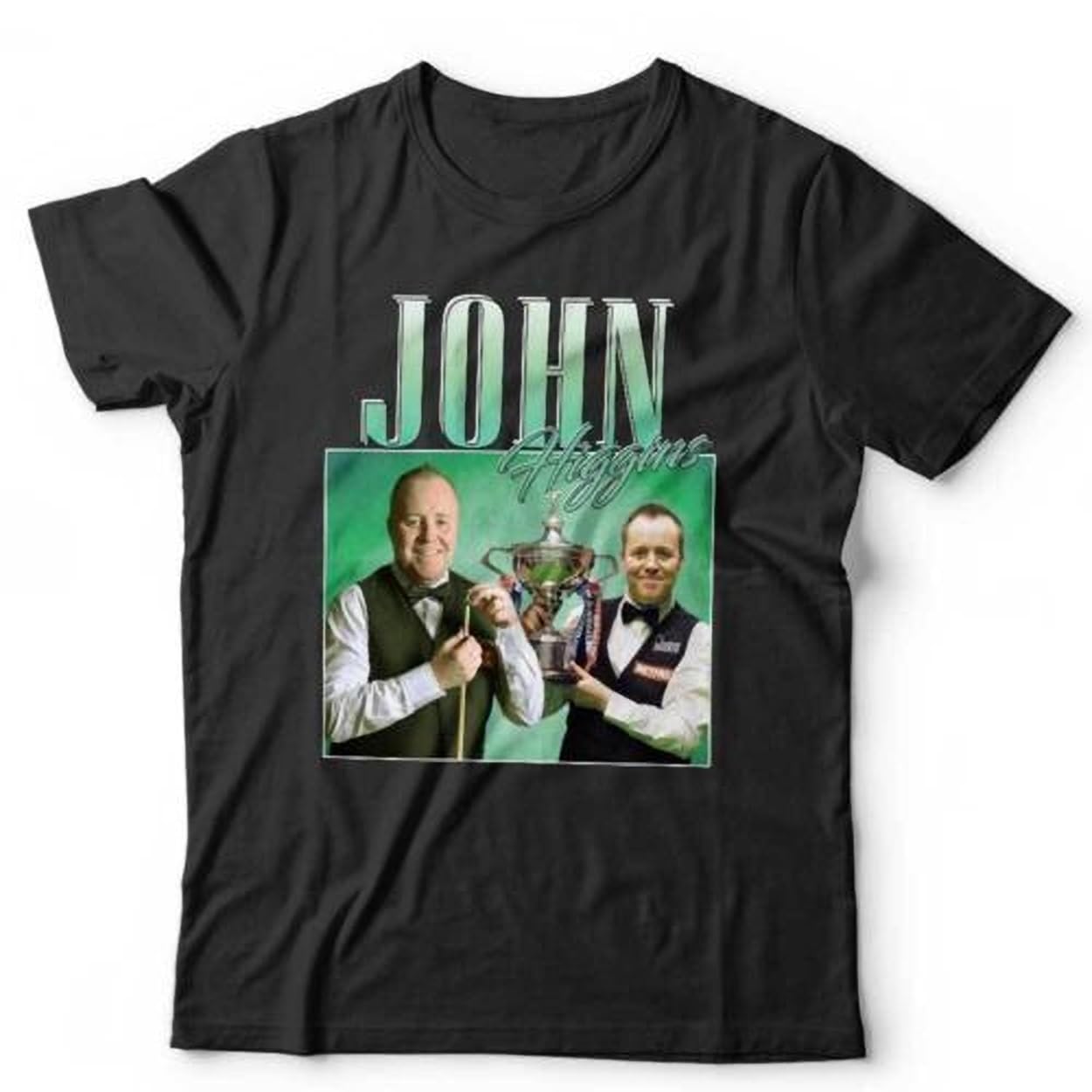 LORDGS John Higgins Appreciation Tshirt Unisex Homage Throwback Snooker Funny BlackM