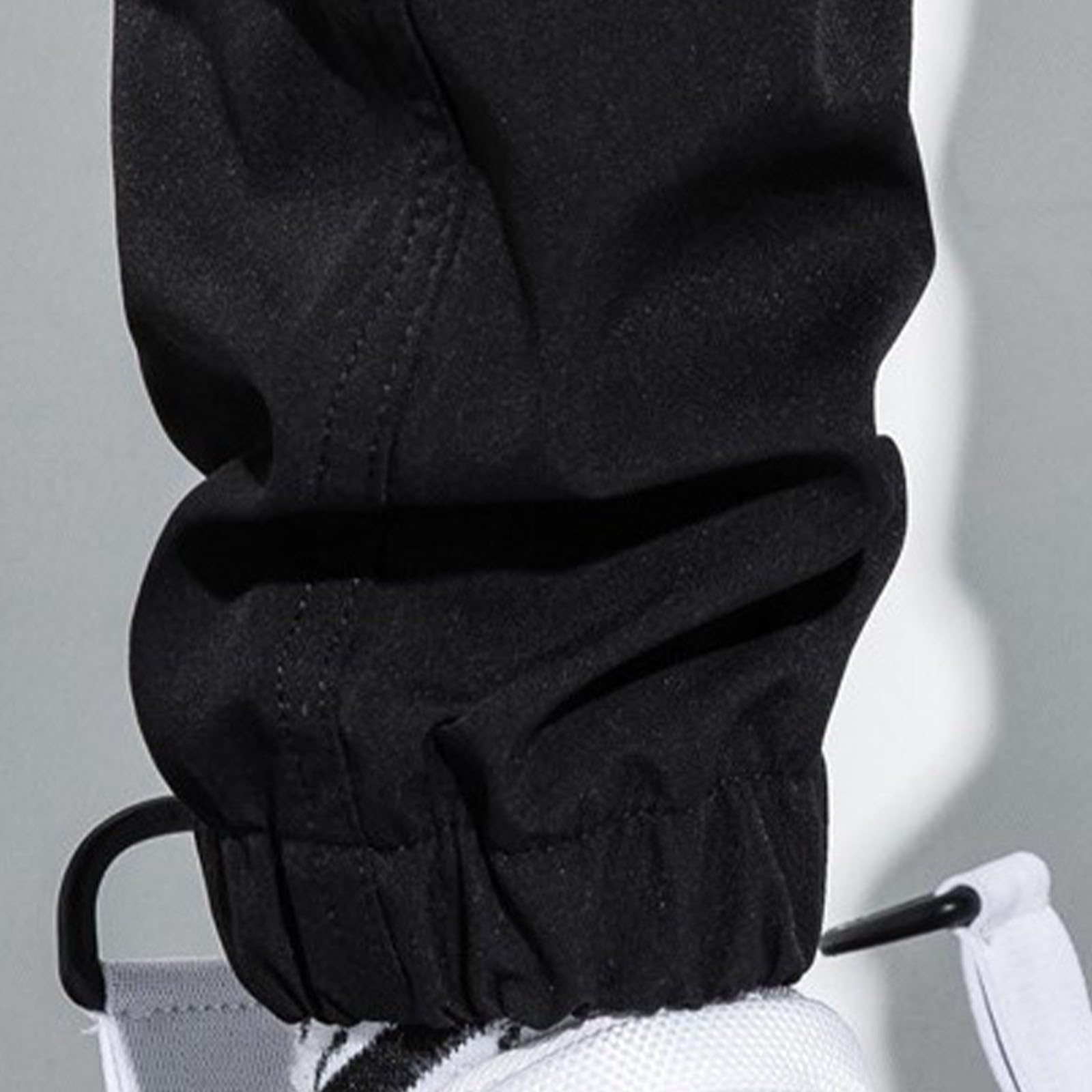 Cargo Pants for Men Slim Fit Casual Work Pants Drawstring Elastic Waist Joggers Outdoor Fishing Hiking Sweatpants — view 9