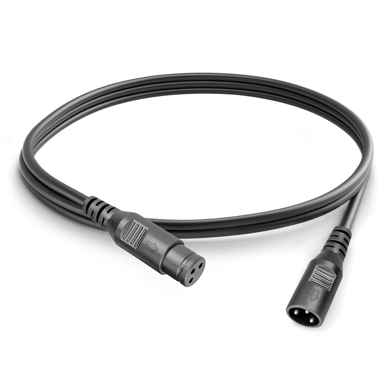 TK055 Câble Jack 3,5mm 3pin Mâle, XLR Mâle 3pin 1,5m Noir TASKER