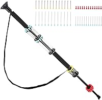 HbpananOutdoorGear 36" .40 Cal Aluminum Blowgun Hunting Kit: 48 Darts, Sling, Tactical Grip & Optic Sight