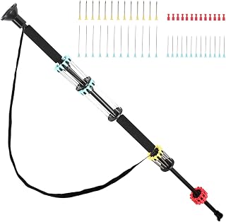 HbpananOutdoorGear 36" .40 Cal Aluminum Blowgun Hunting Kit: 48 Darts, Sling, Tactical Grip & Optic Sight