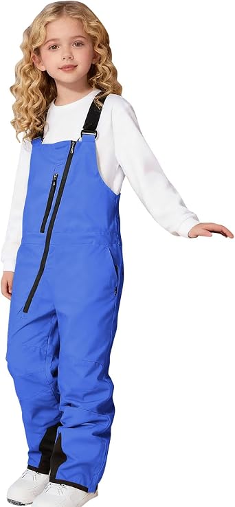 Kids Snow Pants Girls Boys Snow Bibs Waterproof Insulated Overalls Winter Windproof Snowsuit Warm Snowboard Pants