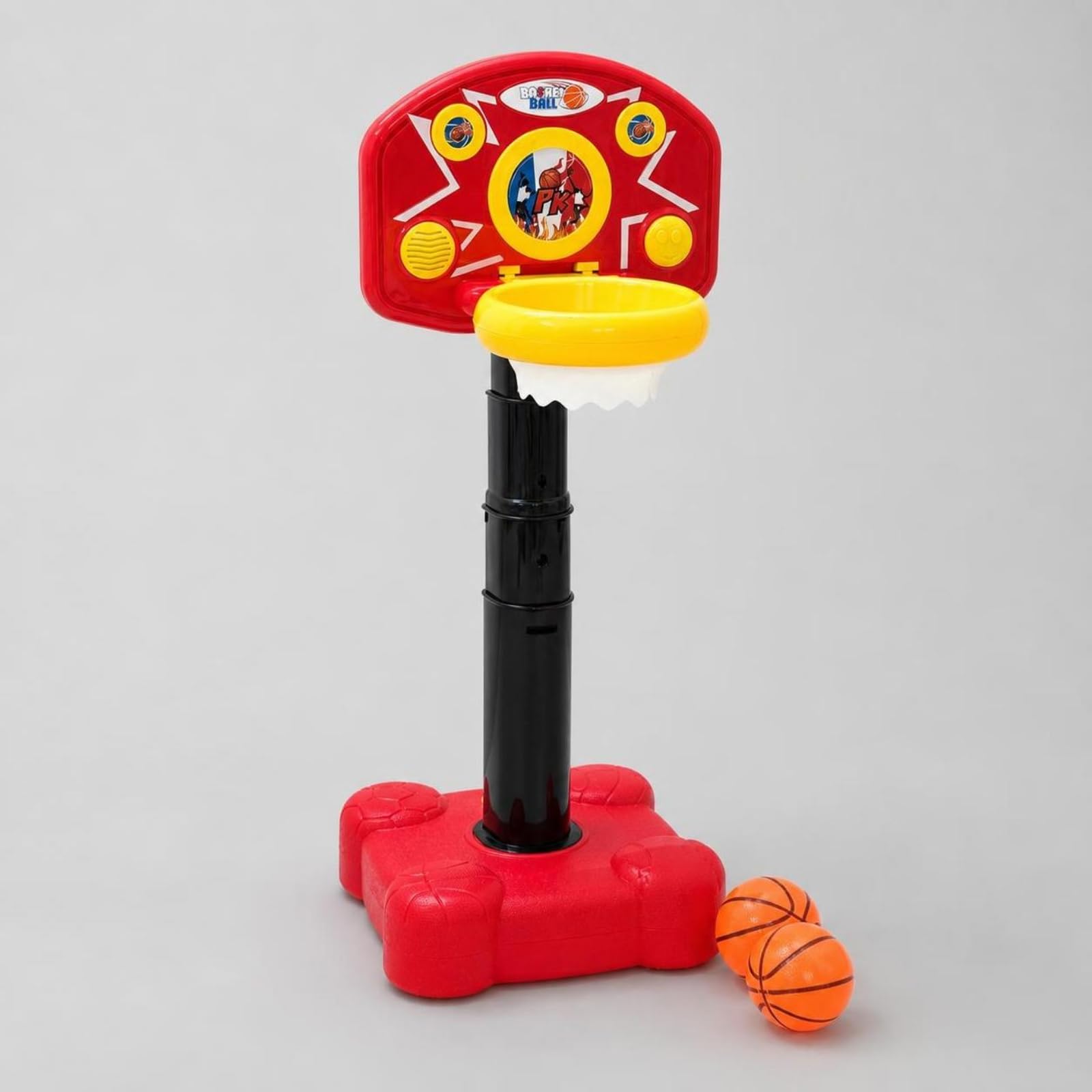 Set da Basket con Pallone Regolabile | da Basket con Piantana, Interattivo, per Cameretta, Famiglie