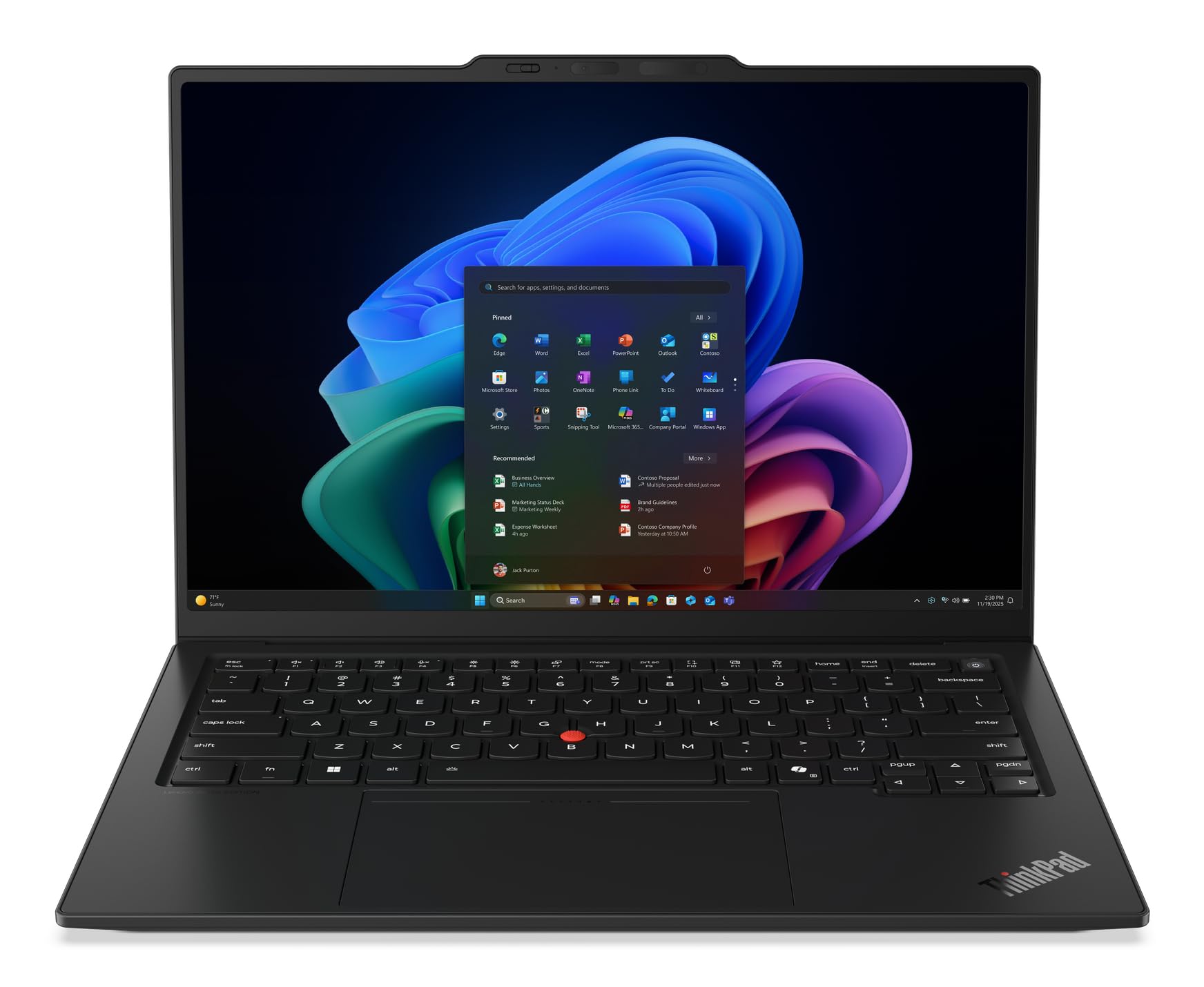 Lenovo ThinkPad X1 Carbon Gen 14 21V7・Aura Edition・180°-Scharnierdesign・Intel Core Ultra 5 325 (21V700ASGE)