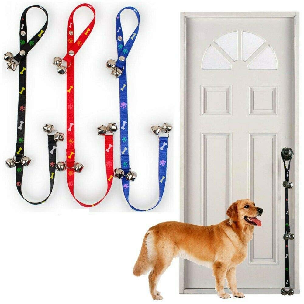 Pets Empire Adjustable Pet Dog Potty Training Bell Nylon Doorbells