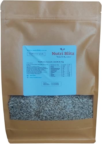 Nutri Blitz Sunflower Seeds Shelled 1kg (Dehulled)