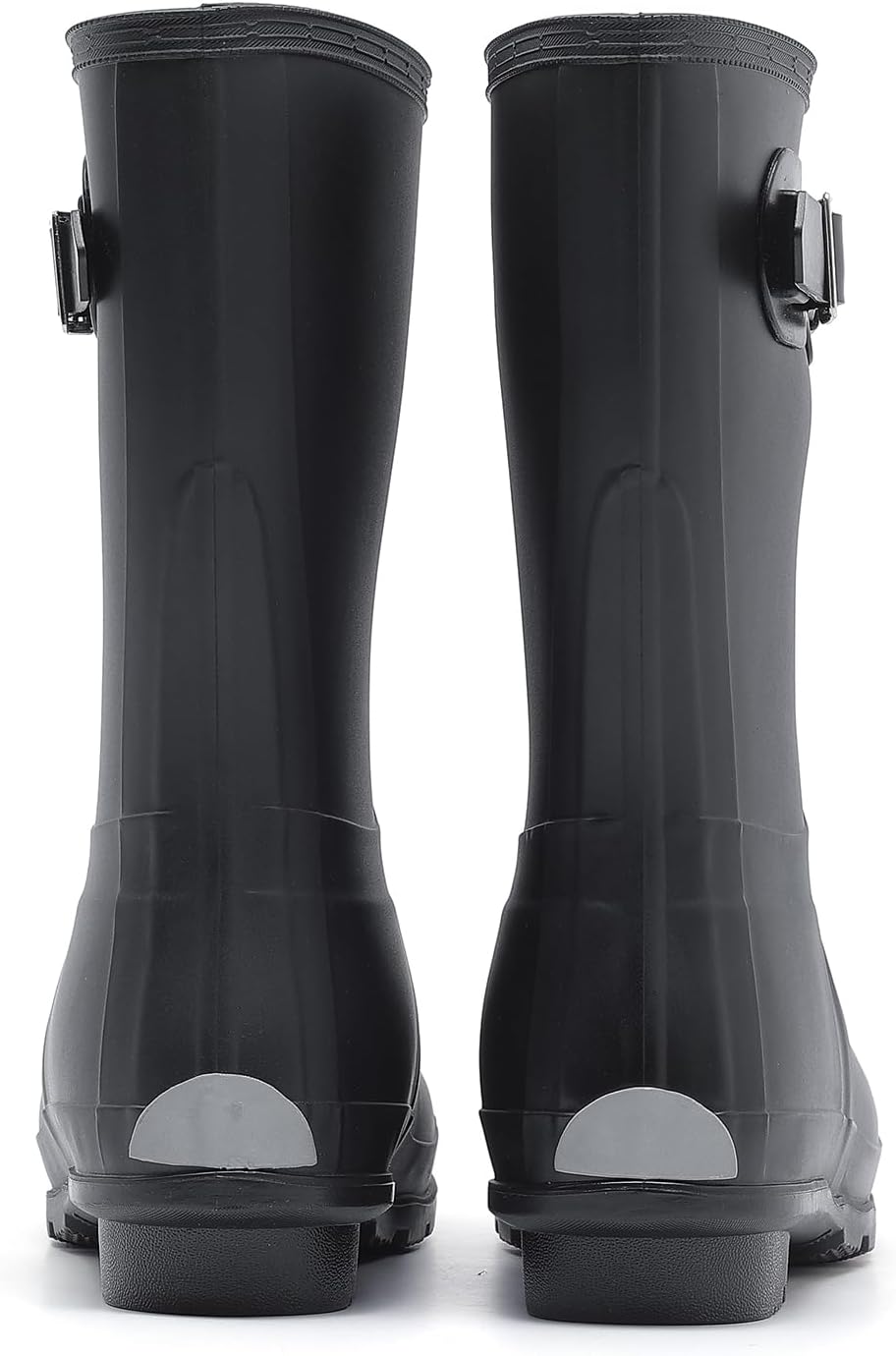 SWIFTFROG Women's Lightweight Mid Calf Rain Boots Waterproof Fashion Garden Shoes Anti-slip Rainboots for Women Wide Calf Rain Shoes