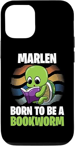 iPhone 14 Pro Marlen - Born To Be A Bookworm - Personalized Case
