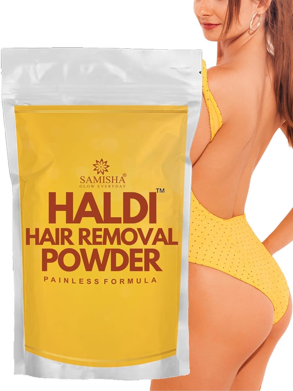Samisha Herbal Wax Powder for Hair Removal - Herbal Wax Powder for Hair Removal | 5 Min Full Body Wax For Men & Women for all Skin Types | Best Bikini Wax Herbal Powder (B0CSWD26BZ) Amazon Price History, Amazon Price Tracker