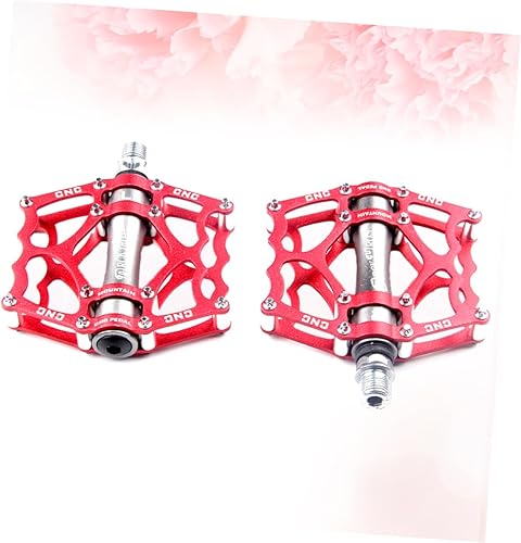Miniatura 5 de Amosfun 2 pares de pedales de manivela Pedal de aleación de rodamiento sellado Pedales de bicicleta Pedales de bicicleta de aluminio Pedales de