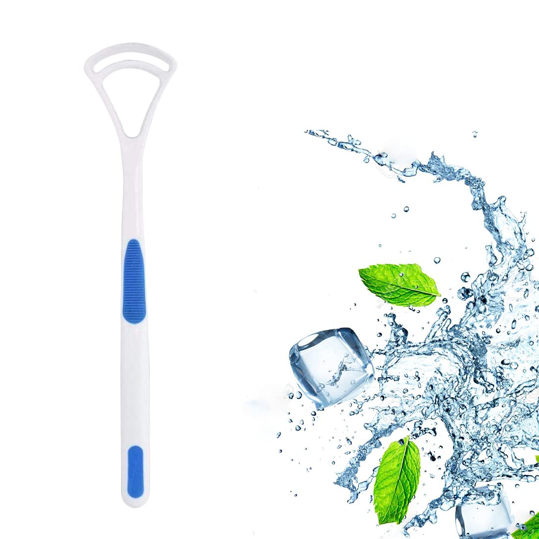 Nurpi Plastic Tongue Cleaner for Adults and Kids Fights Bad Breath Oral Care Tongue Cleaner, Easy to Use Travel Friendly- Pack of 1