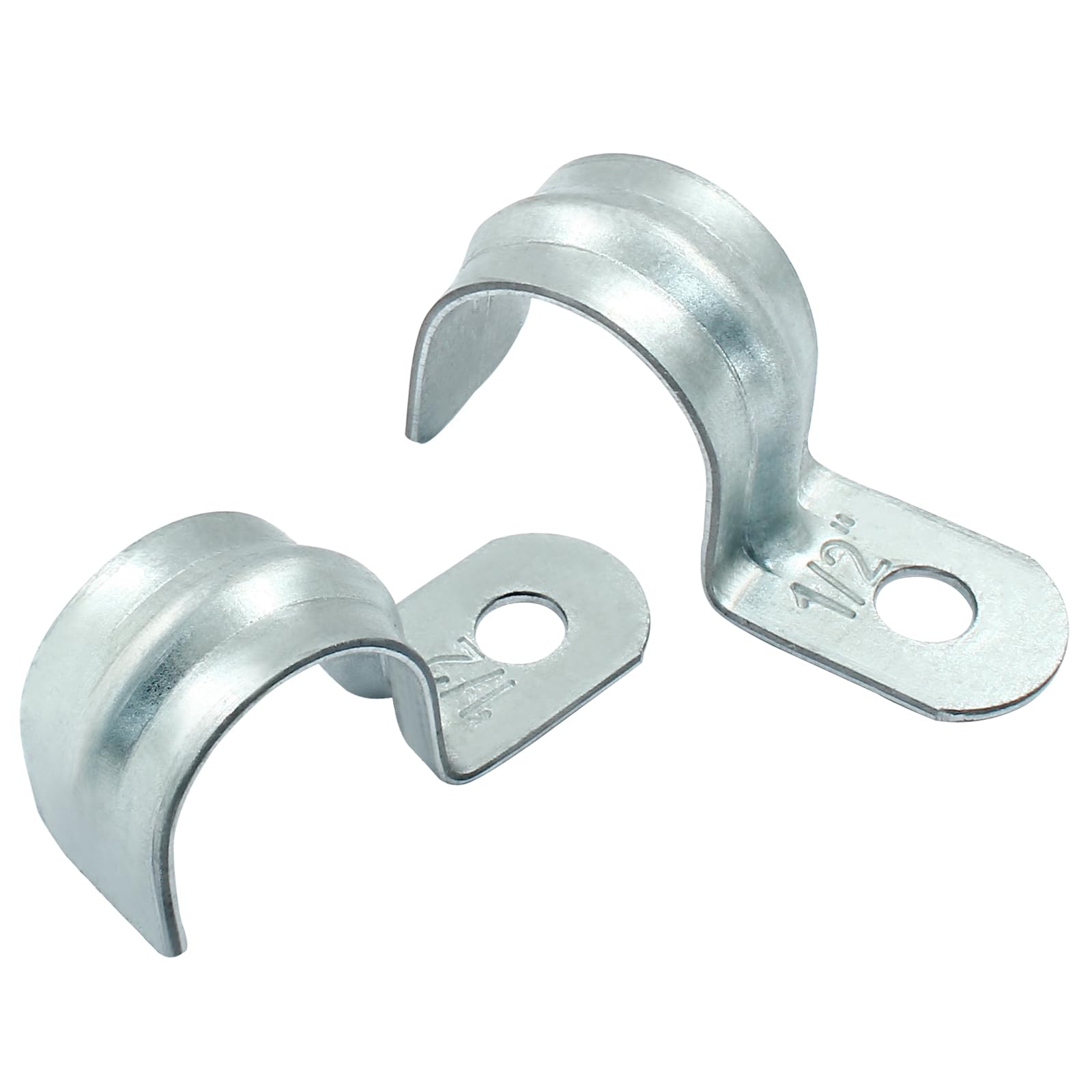 Biaungdo M20 Rigid Pipe Strap, 3/4 Inch, Zinc Plated Steel, 30 Pcs