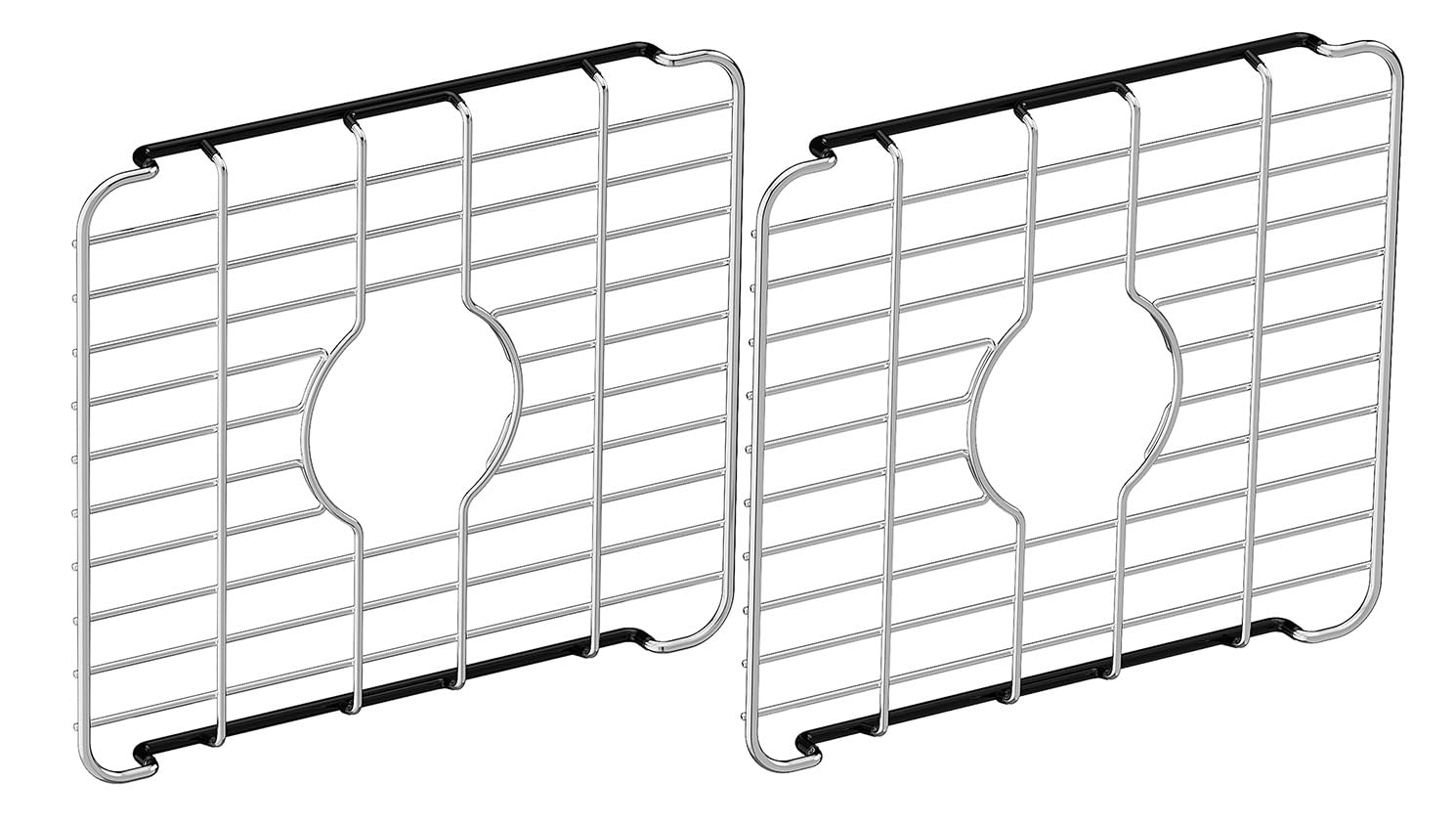 Photo 1 of ***ONLY 1*** 304 Stainless Steel Sink Protector Rack, Sink Tray Fits 17.5" x 12.4" Sinks, Center Drain Hole Required, Rust-Resistant Grid for Kitchen Sink Bottom, Drainage Support, Scratch Prevention