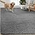 GORILLA GRIP Original Faux-Chinchilla Area Rug, 5x7 FT, Many Colors, Soft Cozy High Pile Washable Kids Carpet, Rugs for Floor, Luxury Shag Carpets for Home, Nursery, Bed and Living Room, Dark Gray