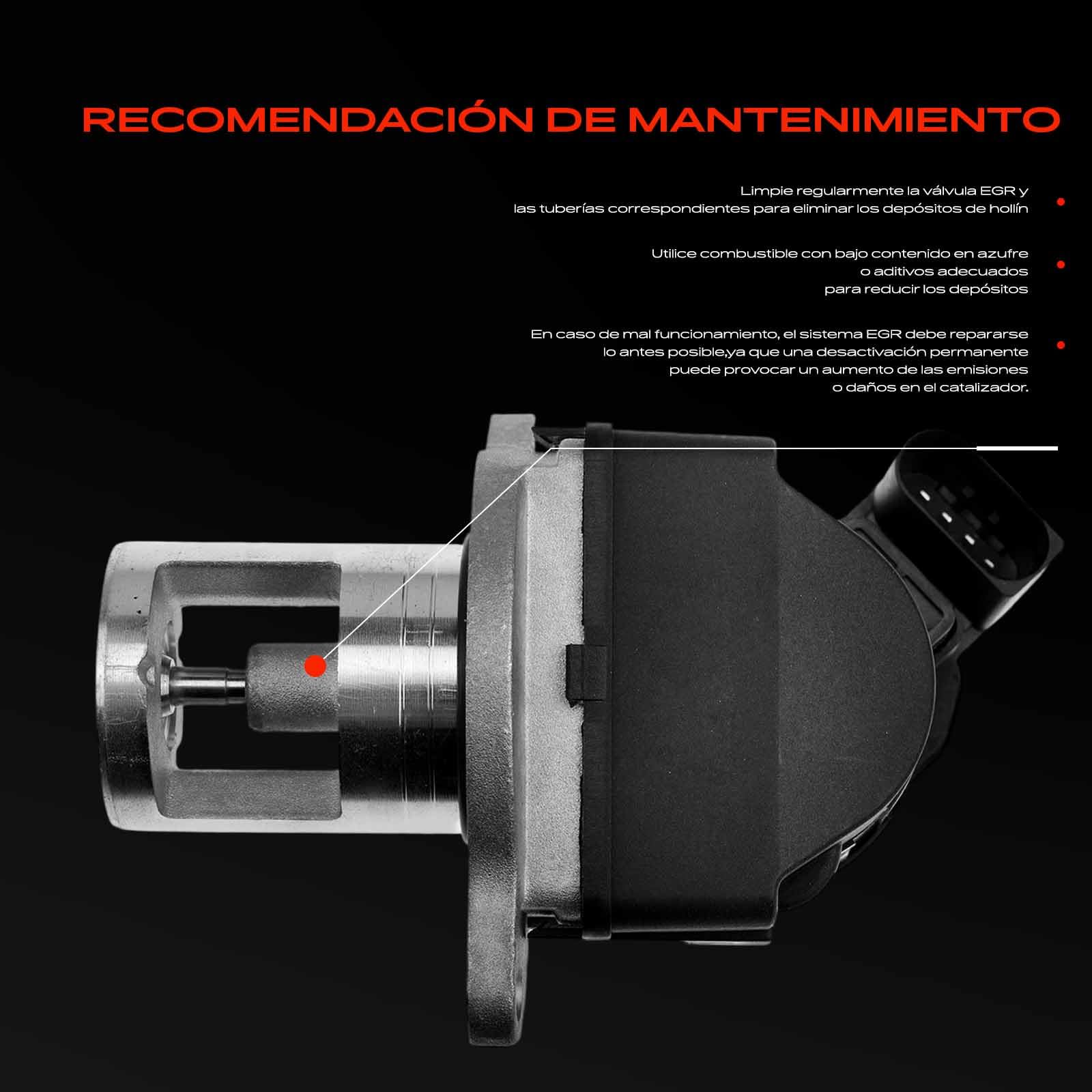 Frankberg Válvula EGR Compatible con CLClase C CL203 CLC 220 CDi CLClase C CL203 CLC 200 CDi Clase E W211 E 200 CDi Clase C Coupé CL203 C 220 CDi Clase C W203 C 200 CDi Replace# 6461400760,555096