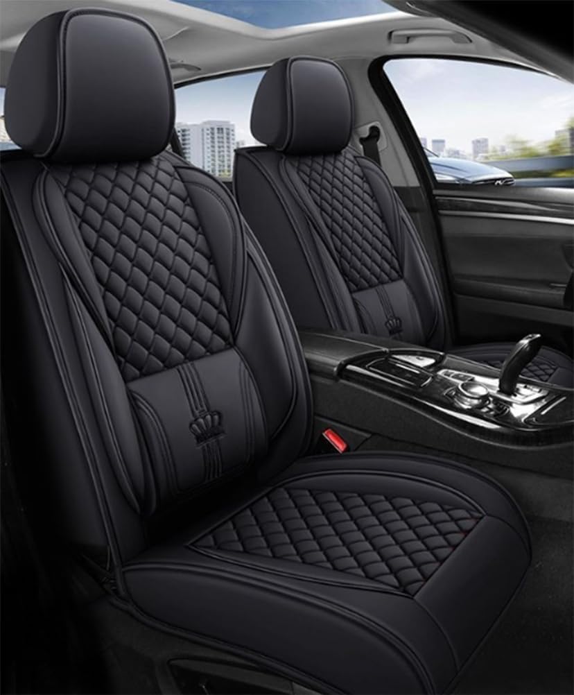 Ice Silk Material, More Breathable,Fixed Lumbar Pillow,5 Seats Fully Covered,Protect and Upgrade Interiors,Airbag Compatible,D