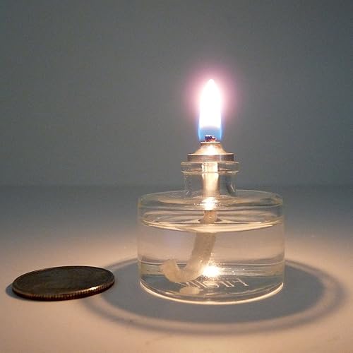 Miniatura 2 de Vela con base de vidrio recargable sin perfume de larga duración paquete de 5 unidades